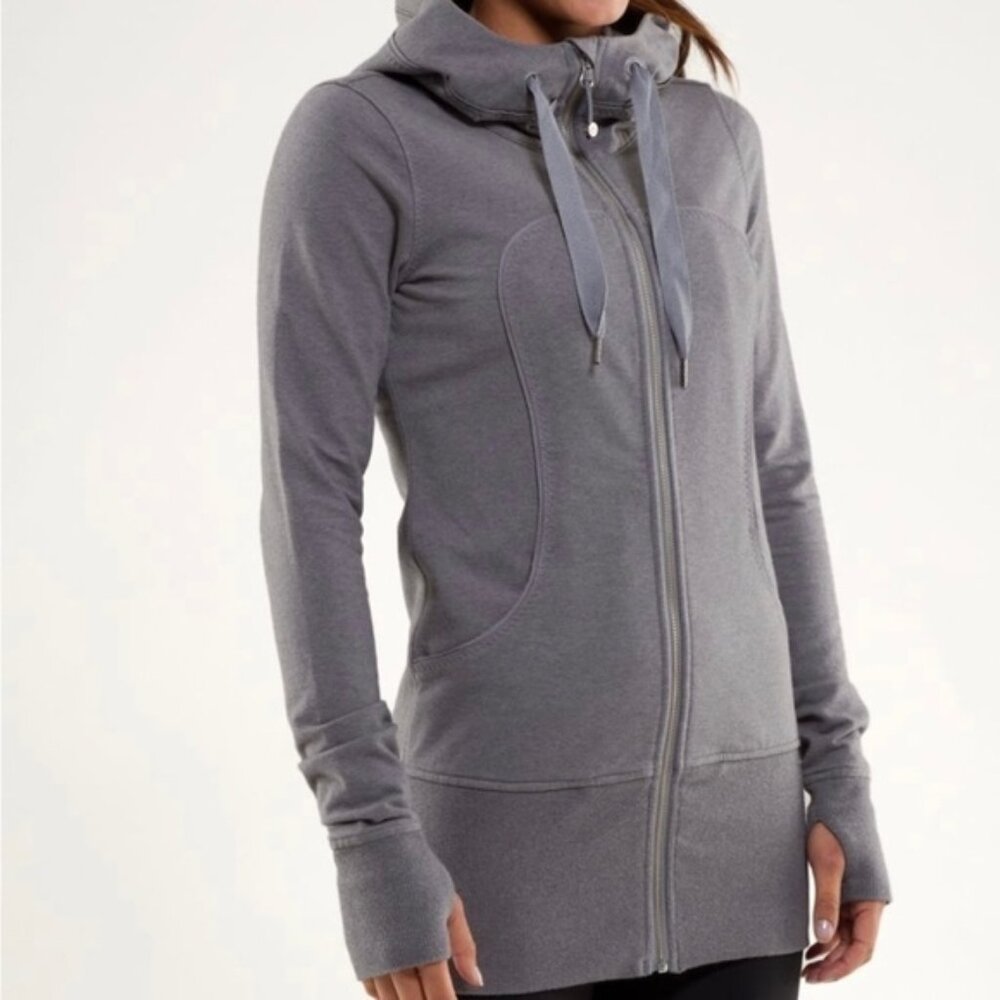 Lululemon Live Simply JacketHeathered Blurred Grey size 4